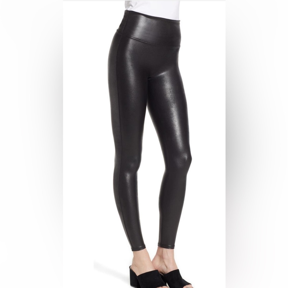 Spanx faux leather leggings